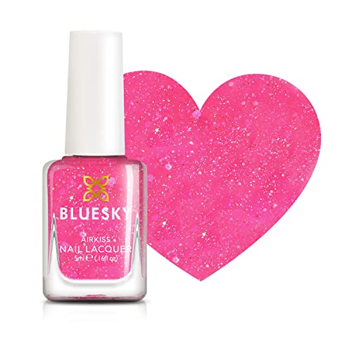 Bluesky Pixie Dust - Esmalte de uñas infantil, inodoro, con base de agua, no tóxico y fácil de quitar, 5 ml, color rosa