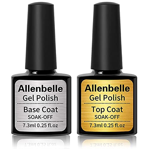 Allenbelle Esmalte Semipermanente De Uñas Temperatura Cambio De Color Camaleón Soak Off UV LED Uñas De Gel (Base top coat)